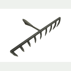 Original Harke, mit viereckigen Zinken