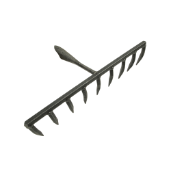 Original Harke, mit viereckigen Zinken