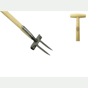 Rasen Pflegeforke, kurze Zinken