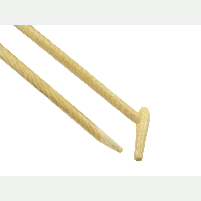 Stiel aus Esche, 140 cm und mit P-Griff