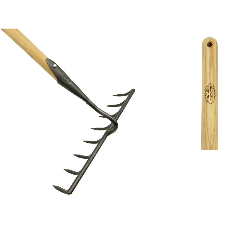 Steinharke, 8 Zinken, geschmiedet