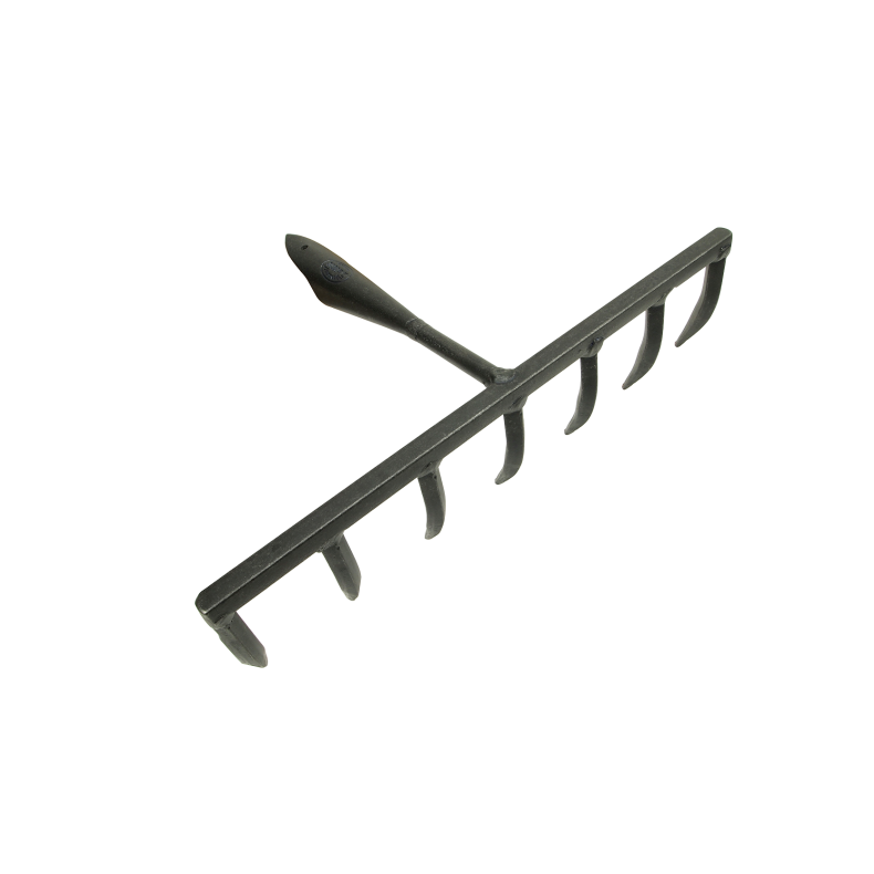 Schwerer geschmiedeter Harke, 7 Zinken