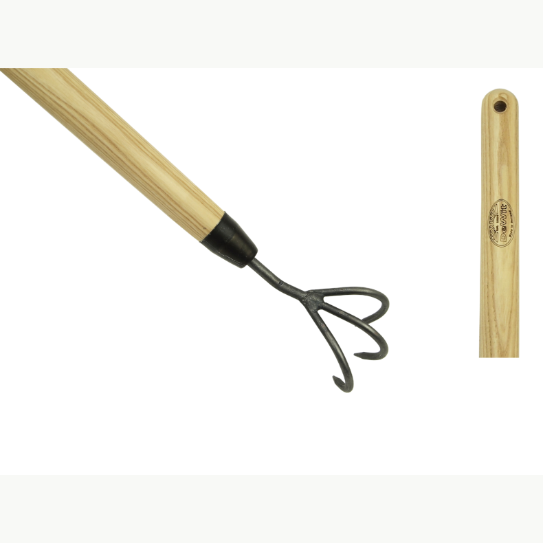 Kultivator, 3 Zinken, mit langem Stiel