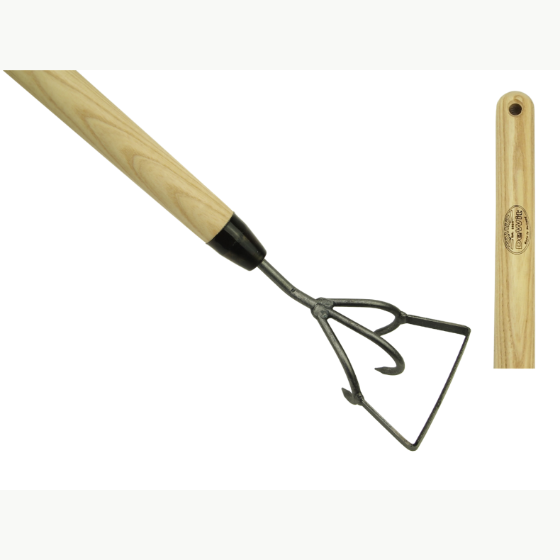 Kombi-Kultivator, 3 Zinken, mit langem Stiel