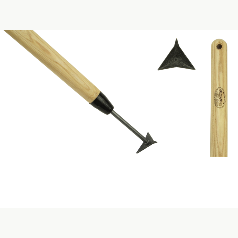 Fugenreiniger, Triangel, mit langem Stiel