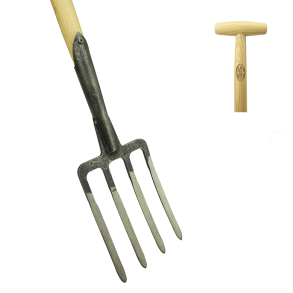 DeWit� Grabenforke mit 4 Zinken &ndash; robustes Profi-Werkzeug