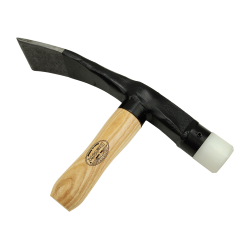 DeWit� Pflasterhammer mit Eschenholzstiel und Nylonkopf