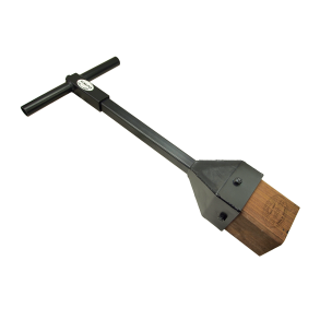 Stampfer mit Hartholz-Stampfkopf, mit sto�d�mpfendem Griff