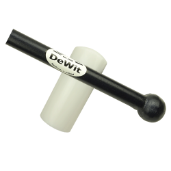 DeWit� Stampfer mit Stahlkugel und Nylon-Stampfkopf