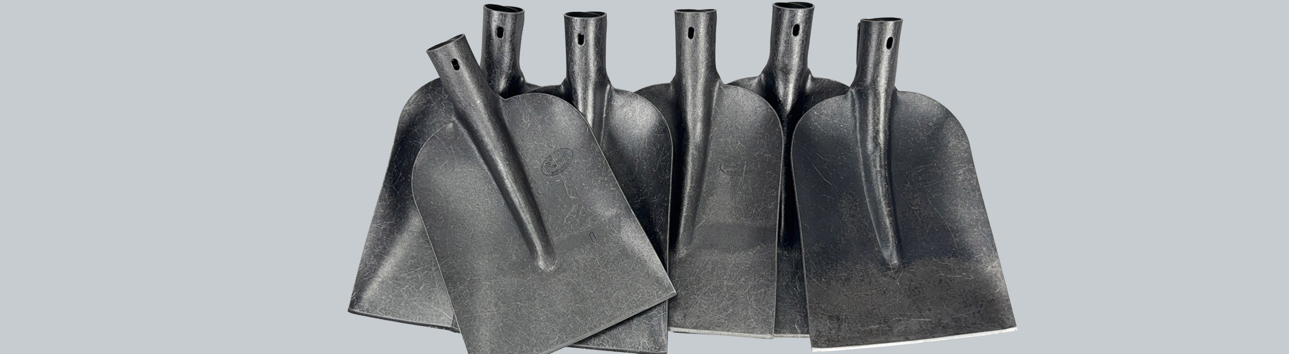 Sechs Schaufelbl�tter in Formation &ndash; das SchaufelProfi Sortiment im �berblick.