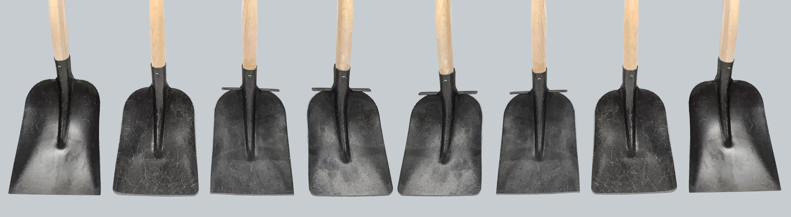 Auswahl beliebter Schaufeln f&uuml;r Bau, Stra&szlig;enbau, Tiefbau, GaLaBau, Landwirtschaft.