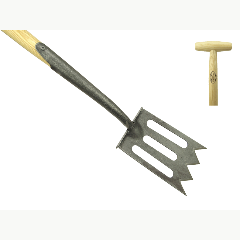 DeWit� Garten-SPORK mit Trittkante, 90 cm Stiel